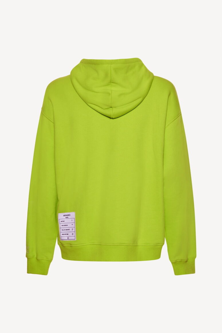 Plain neon green clearance hoodie